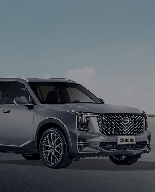 foto de una GS8 gris tomada desde uno de los lados