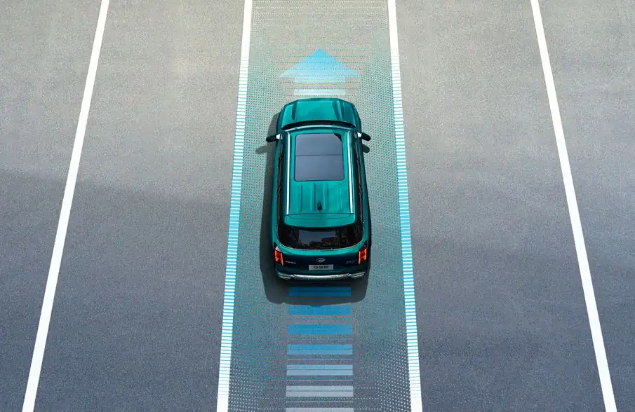 dibujo del GS8 en modo conducción crucer